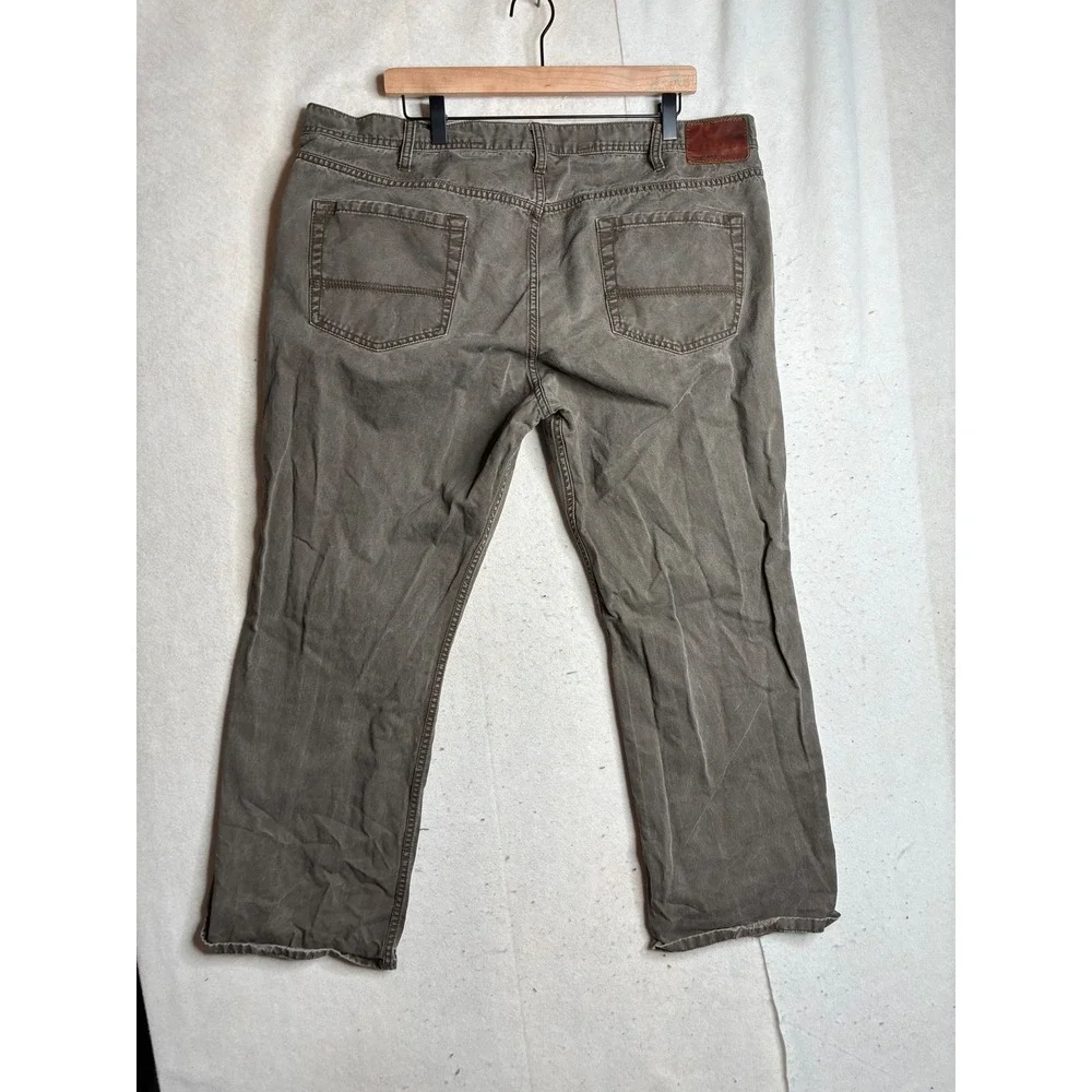 Dockers D3 Classic Fit Mens Pants‎ 42x30 Olive Drab Brown Cotton Chino Trousers